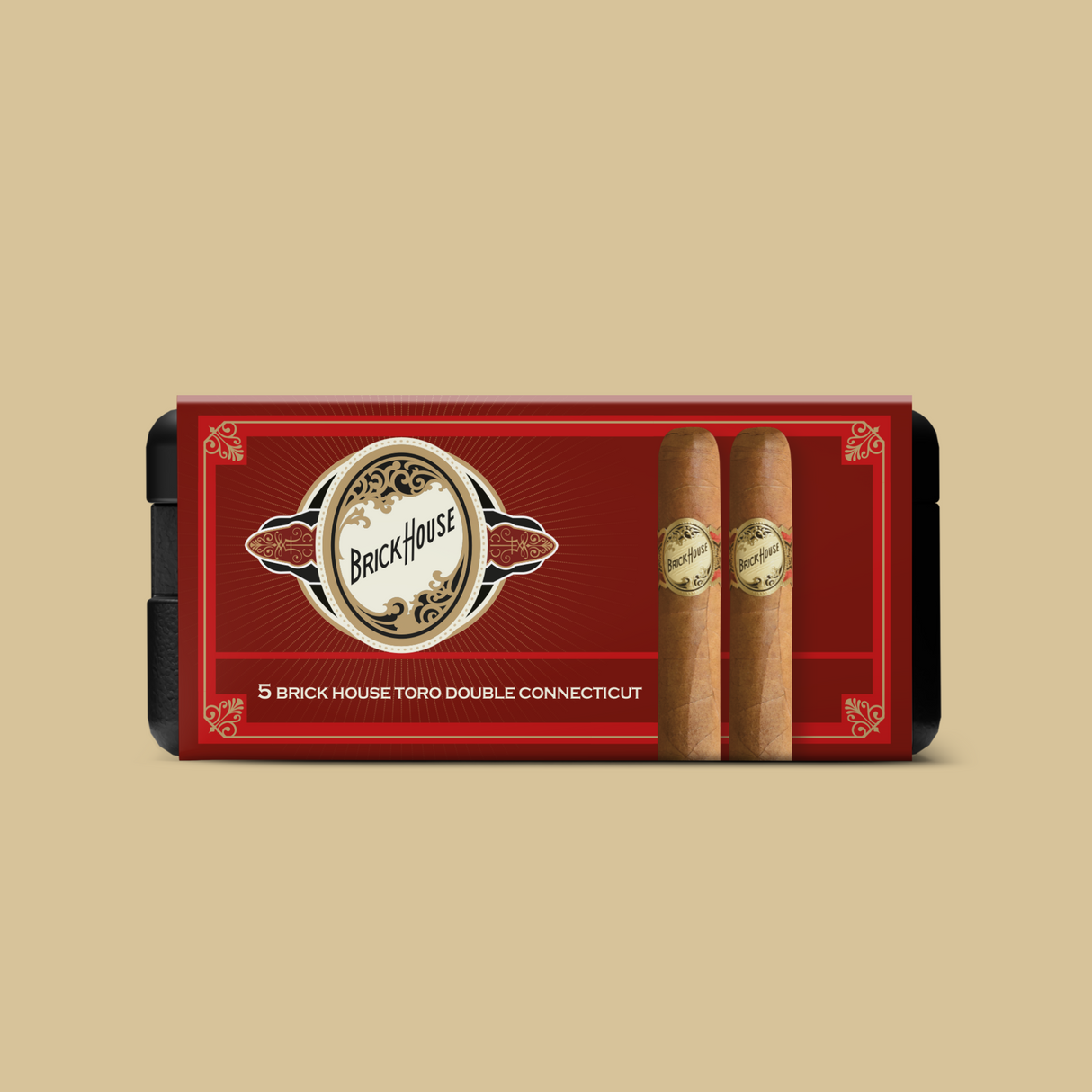 Brickhouse Double Connecticu 6x52 - 5 Pack (Mild-Medium-Bodied) by CigarBros-3