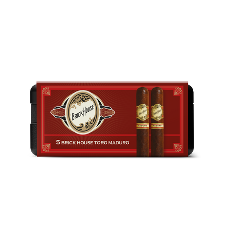 Brickhouse Toro Maduro 6x52 - 5 Pack (Brazilian Arapiraca Medium-Full-Bodied) by CigarBros-5