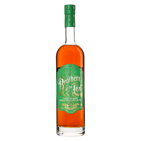 Brothers of the Leaf Small Batch Straight Rye Whiskey Finished in Toasted American White Oak Casks