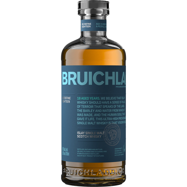 Bruichladdich Single Malt Scotch 18 Year Whiskey