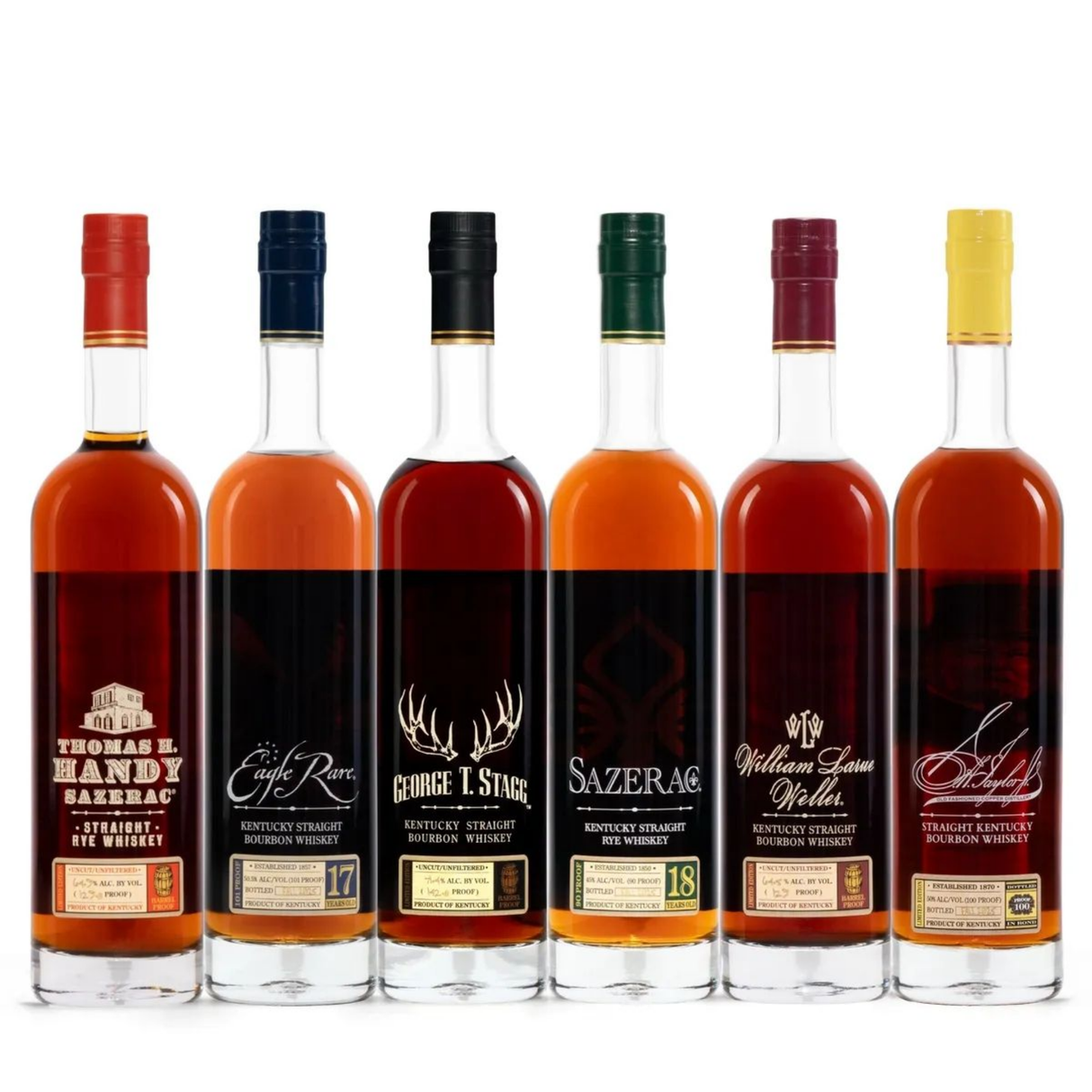 Buffalo Trace Antique Collection 2025 - (Full Set of 6 Bottles)