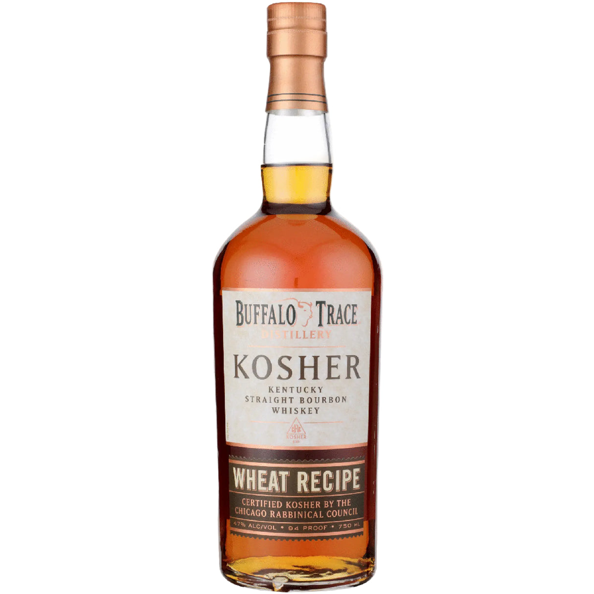 Buffalo Trace Kosher Kentucky Straight Bourbon Whiskey – Wheat Recipe