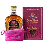 Crown Royal Blackberry X Juicy Couture - Bottle with velour bag and gift box