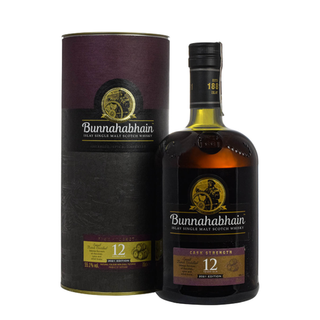 
Bunnahabhain Single Malt Scotch Cask Strength 2021 Edition Small Batch Distilled 12 Year Whiskey
