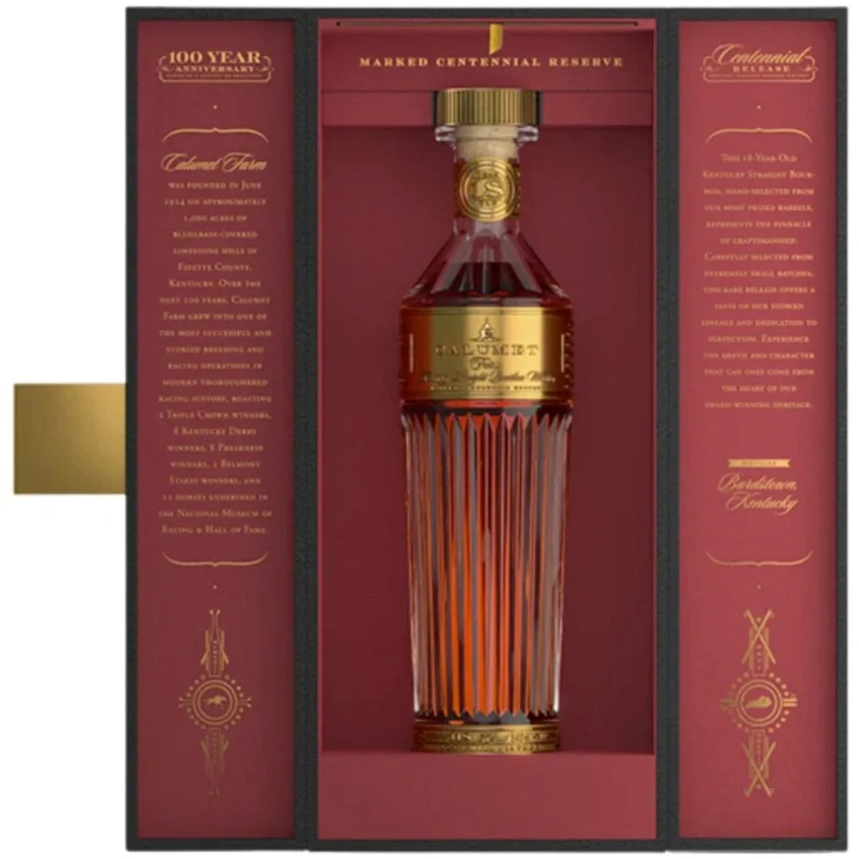 Calumet Farm 18 Year Bourbon Trophy Decanter 100th Anniversary Release
