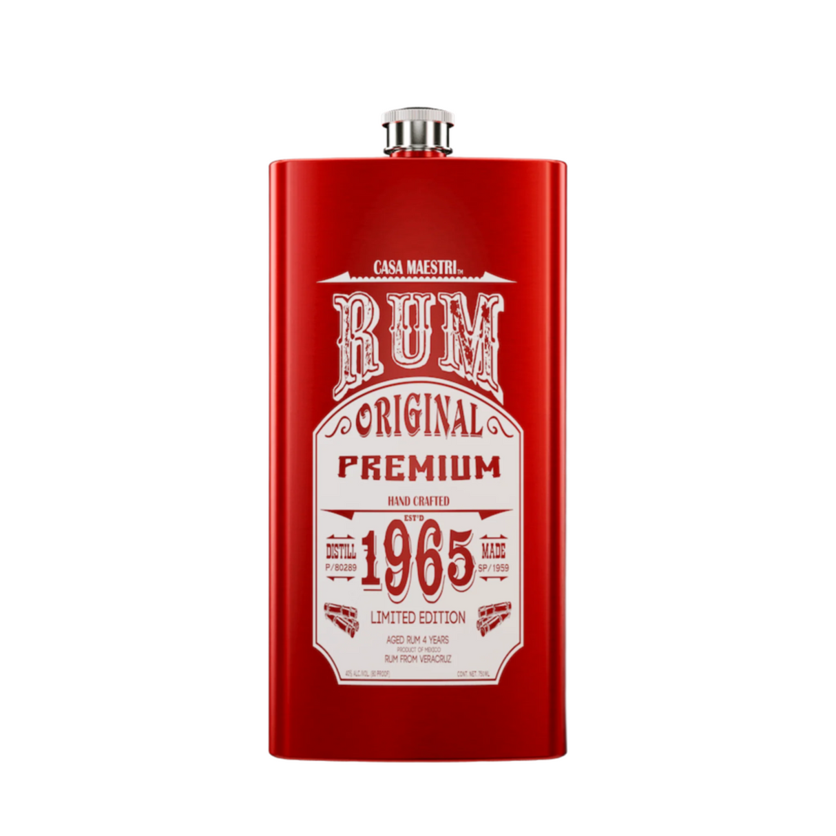 Casa Maestri Rum Gold Flask