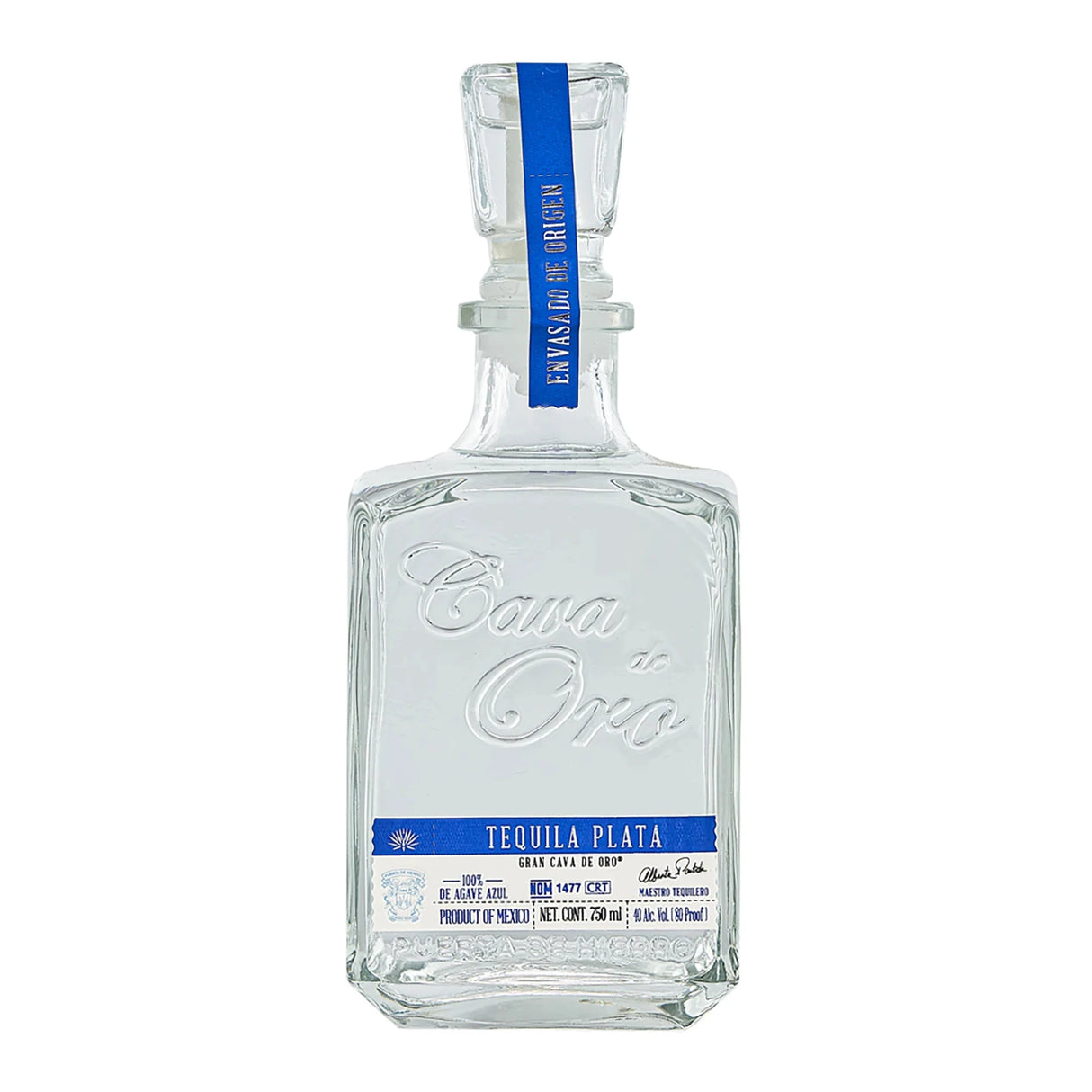 Cava De Oro Tequila Plata