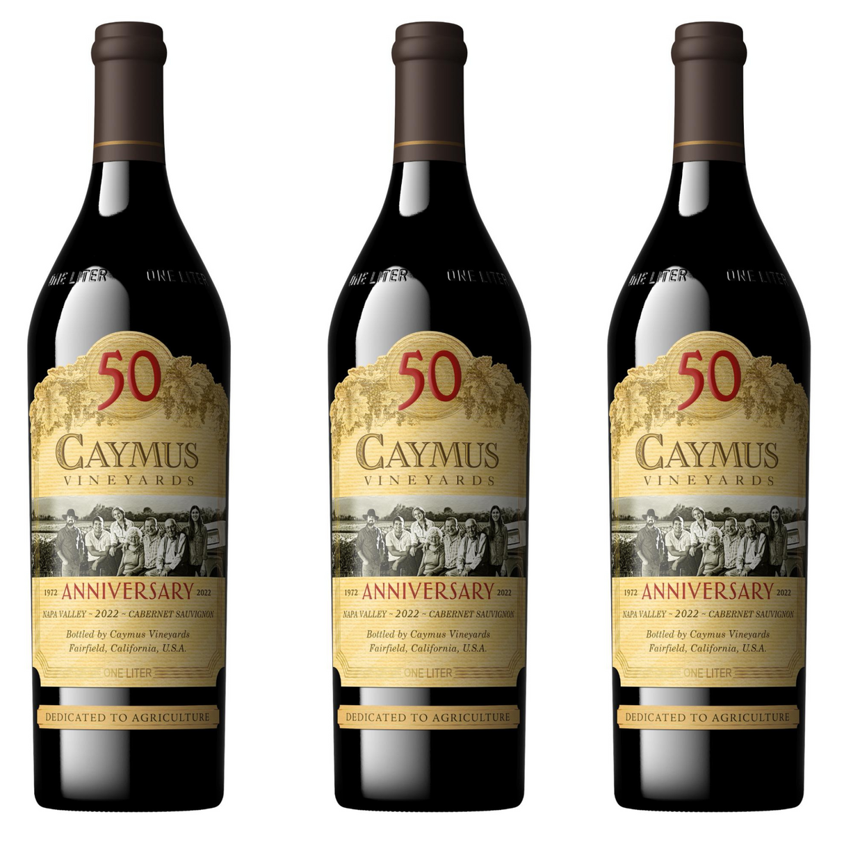 Caymus 50th Anniversary Napa Valley Cabernet Sauvignon 2022 - 1 Liter