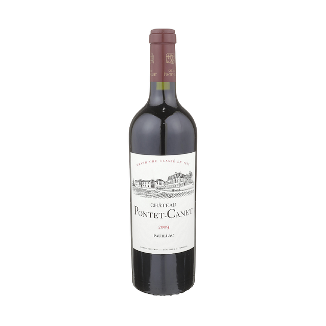 Chateau Pontet Canet Pauillac 2009 Wood Box