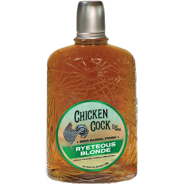 Chicken Cock Ryetous Blonde Kentucky Straight Rye Whiskey - Beer Barrel Finish