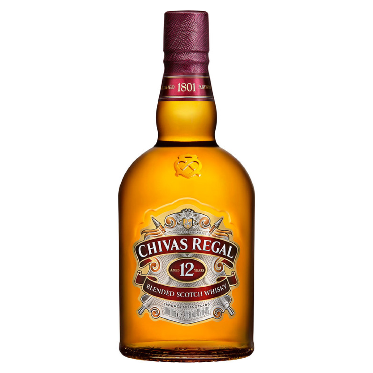 Chivas Regal Blended Scotch 12 Year Whiskey