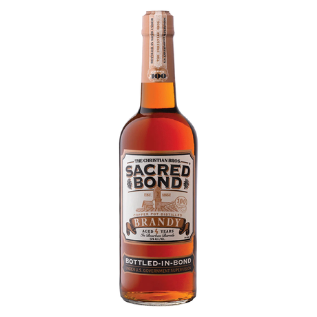 Christian Brothers Brandy Copper Pot Distilled Sacred Bond Bottled In Bond 4 Year