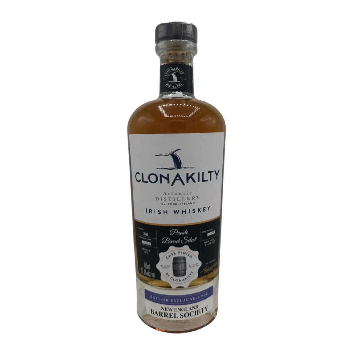 Clonakilty Single Malt Irish Whiskey Private Barrel Select Cask Finish Cognac