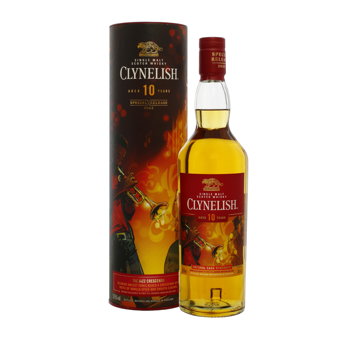 Clynelish Single Malt Scotch Special Release Natural Cask Strength 10 Year Whiskey