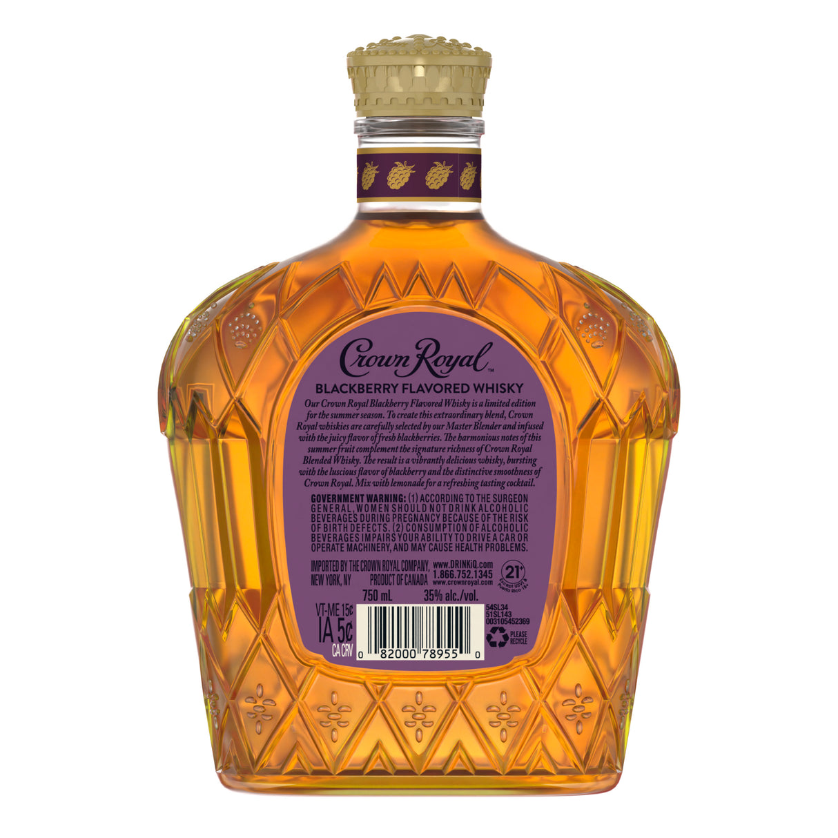 Crown Royal Blackberry Flavored Whiskey