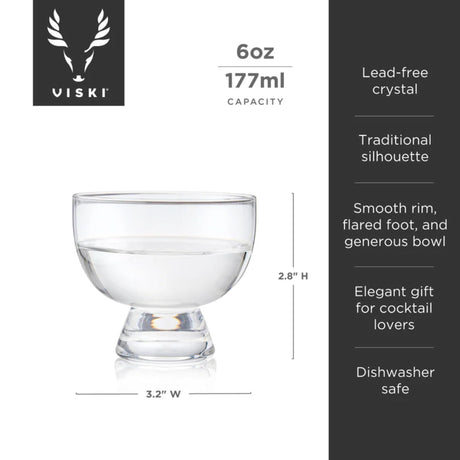 Crystal Mezcal Glasses, Set of 2-6