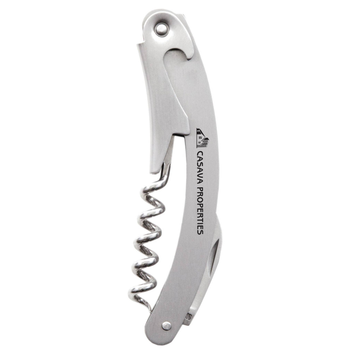 Curve Waiter's Corkscrew in Stainless Steel-1
