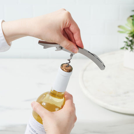 Curve Waiter's Corkscrew in Stainless Steel-3