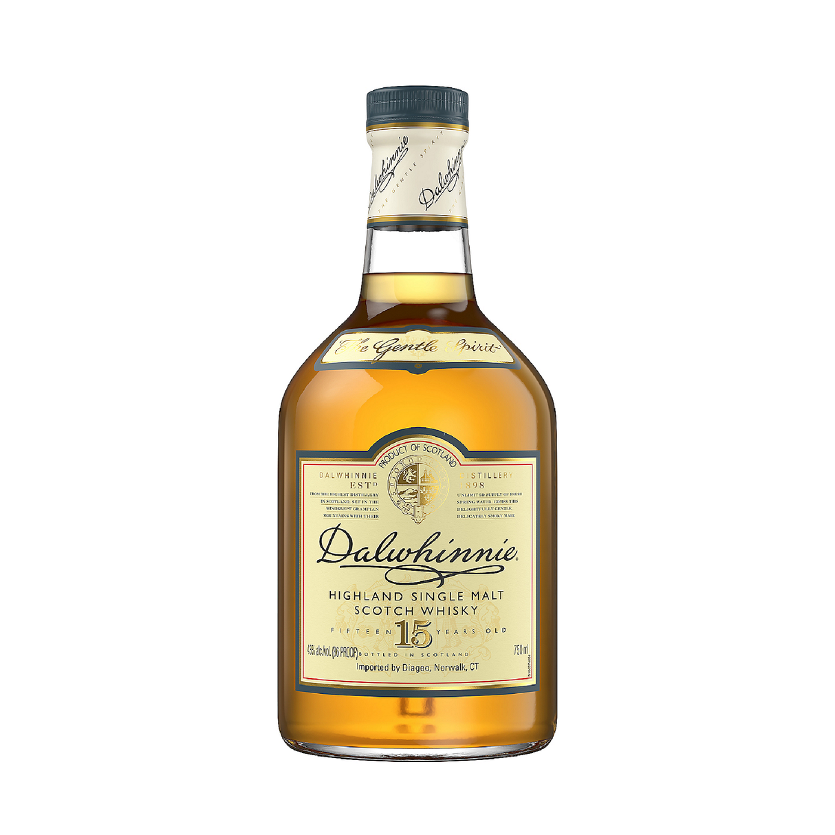 Dalwhinnie Single Malt Scotch 15 Year Whiskey