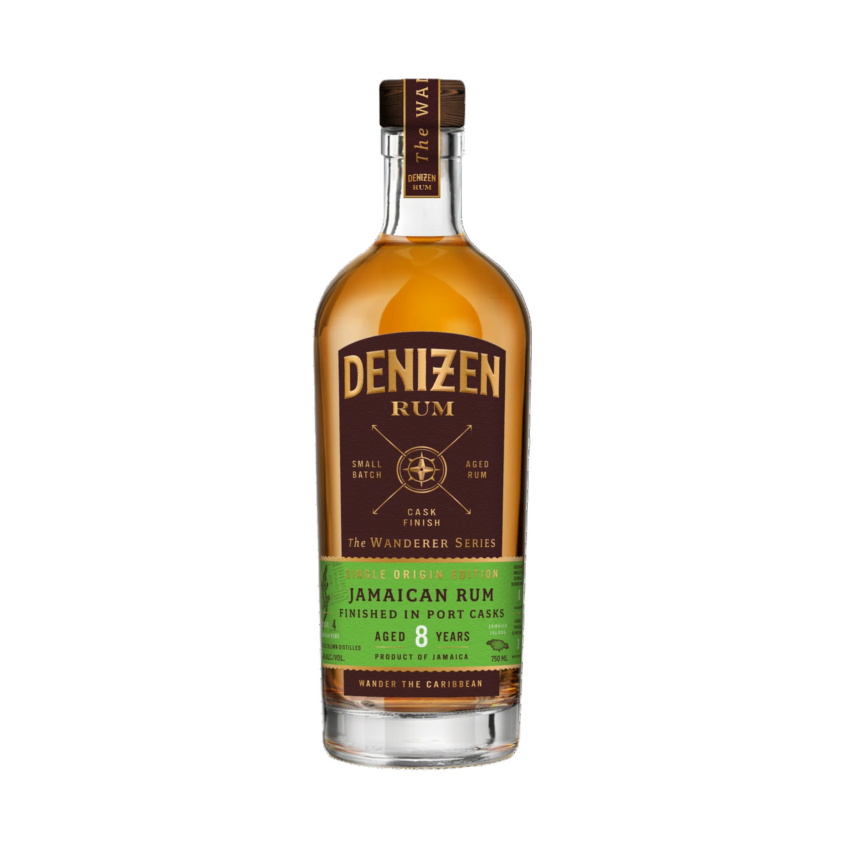Denizen 8 Years Old Aged Rum The Wanderer Series