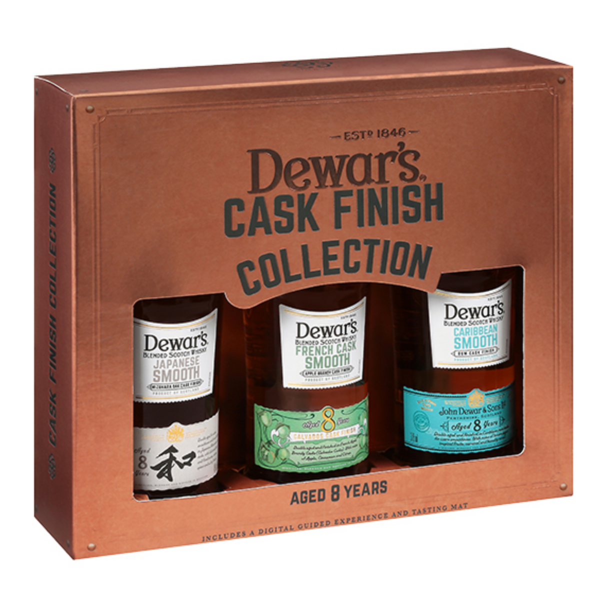 Dewar's Blended Scotch Whisky Collection – 3x375ml Gift Set