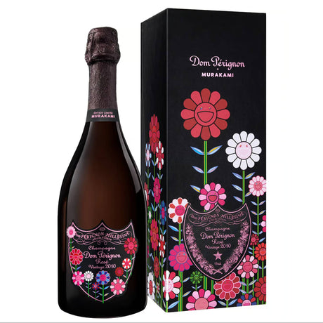 Dom Pérignon Champagne Brut Rosé 2010 Vintage – Murakami Limited Edition (With Gift Box)