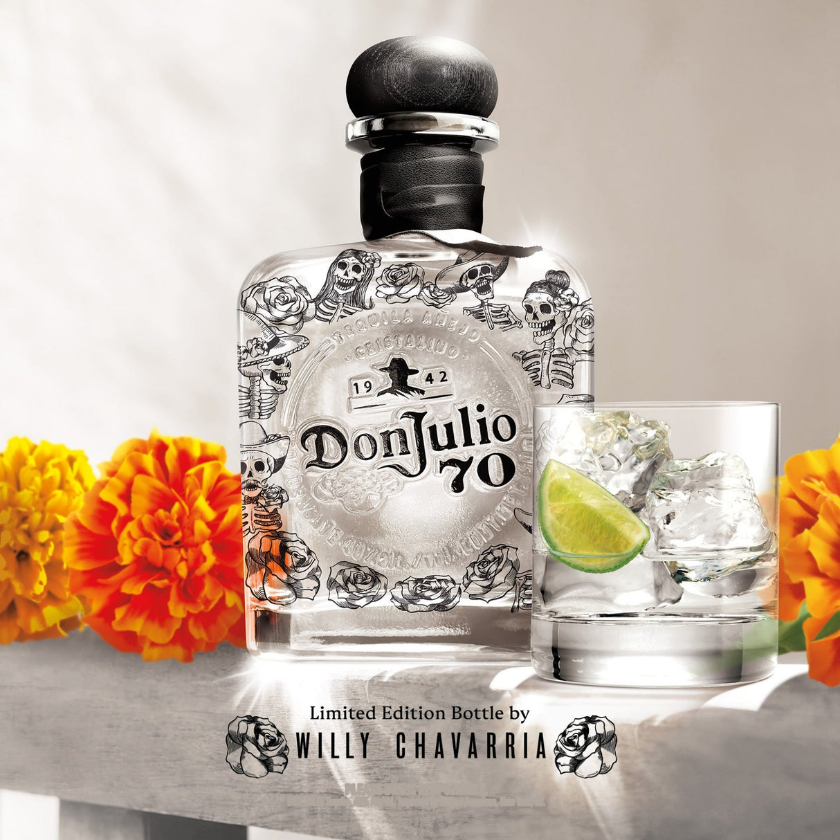 Don Julio 70th Day of the Dead - Dia de Muertos Cristalino Anejo Tequila Limited Edition