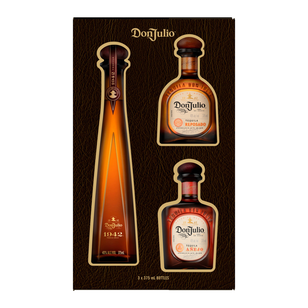 Don Julio Specialty Pack – 3 × 375 ml (1942, Reposado & Añejo)