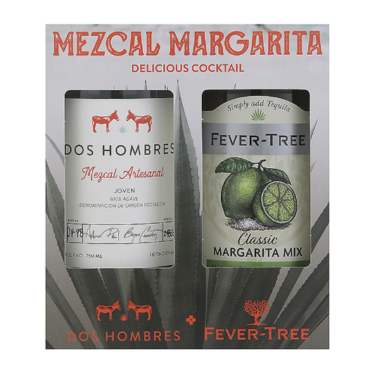 Dos Hombres Mezcal Artesanal Joven Espadin 84 W/ Fever Tree Classic Margarita Mix