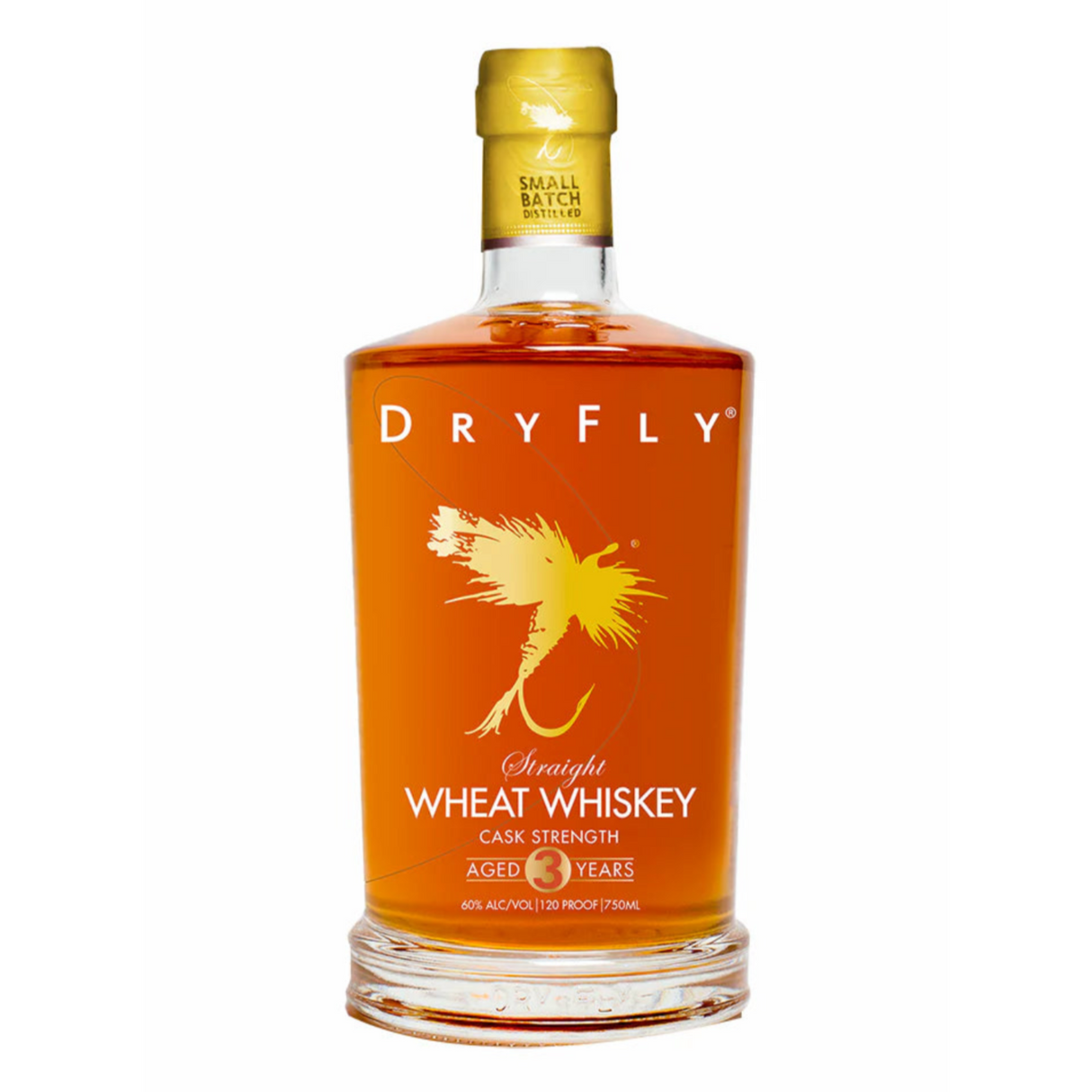 Dry Fly Straight Cask Strength Small Batch 3 Year Wheat Whiskey