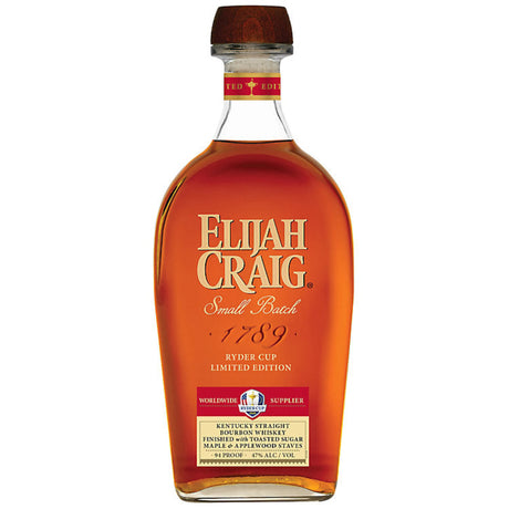Elijah Craig Straight Bourbon Whiskey Small Batch Ryder Cup Limited Edition (2025)