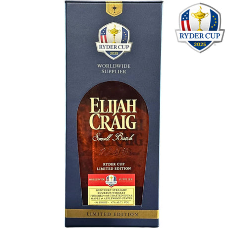 Elijah Craig Straight Bourbon Whiskey Small Batch Ryder Cup Limited Edition (2025)-1