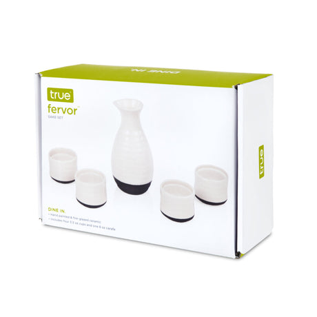 Fervor 5-Piece Hand Painted Ceramic Sake Set-6