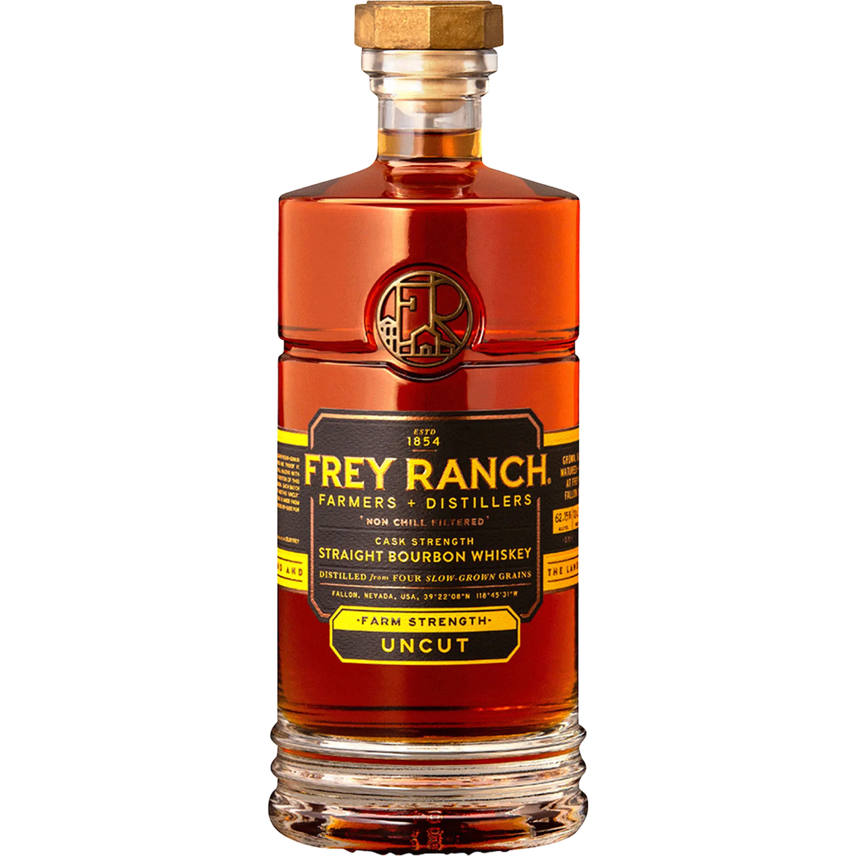 Frey Ranch Straight Bourbon Whiskey Cask Strength Farm Strength Uncut