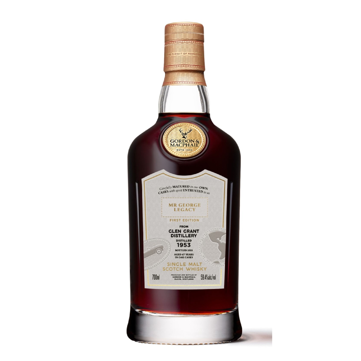 G&M Mr George Legacy Edition 1953 Glen Grant 67 Year Old Single Malt Scotch Whiskey