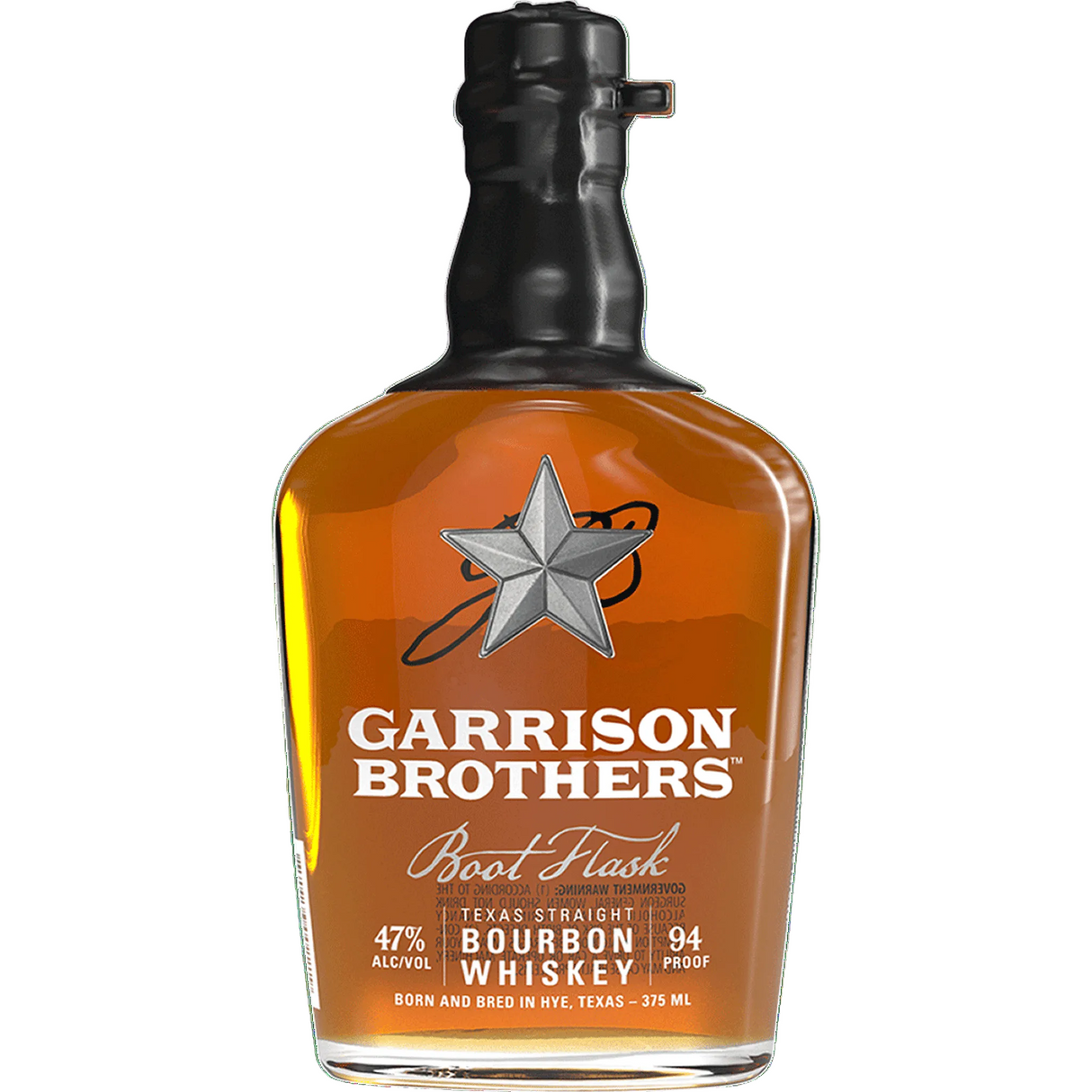 Garrison Brothers Straight Bourbon Small Batch Boot Flask Whiskey