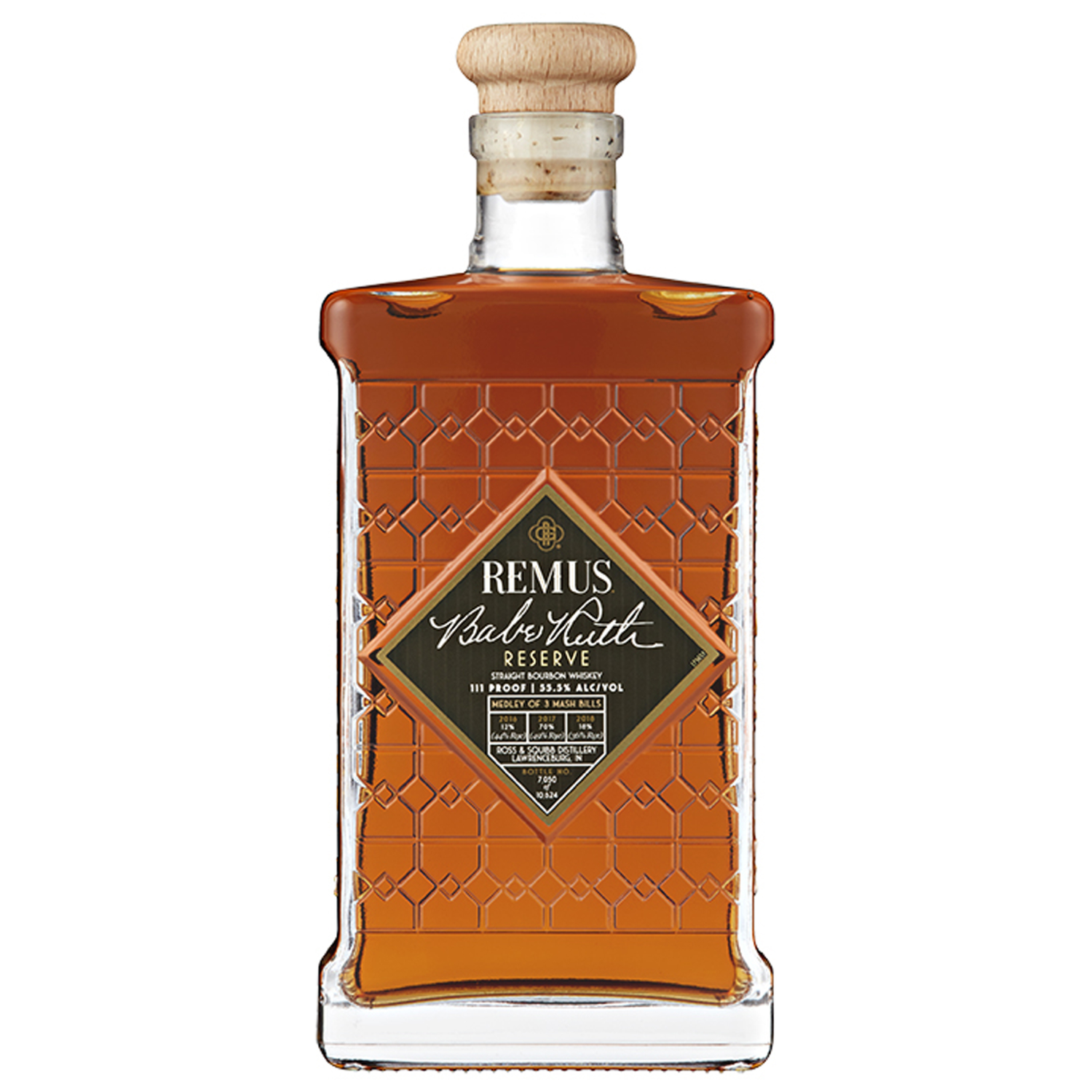Remus Babe Ruth Reserve Straight Bourbon Whiskey Liquor Geeks