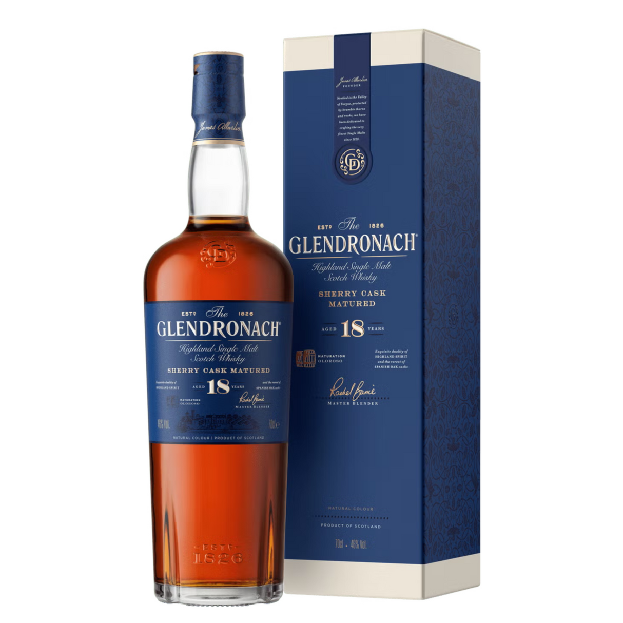 GlenDronach 18 Year Single Malt Scotch Whiskey