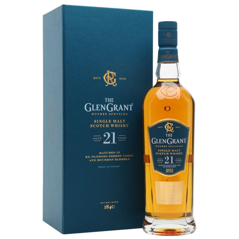 Glen Grant Single Malt Scotch 21 Year Whiskey | Liquor Geeks
