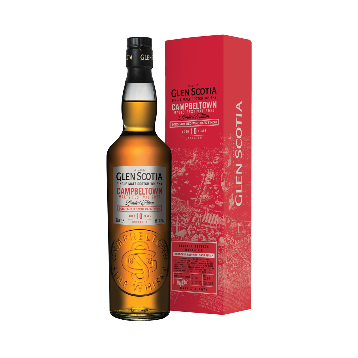 Glen Scotia Cmpbltn Festival Single Malt Scotch 10 Year Whiskey