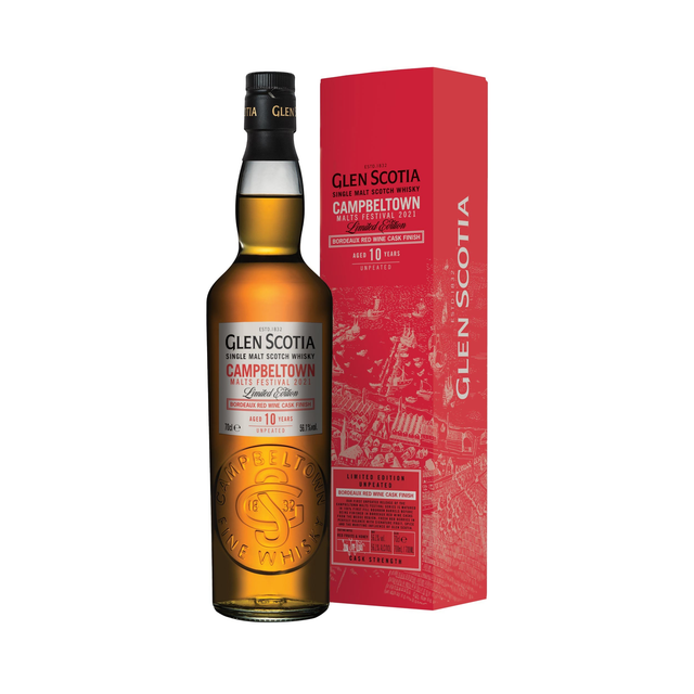 Glen Scotia Cmpbltn Festival Single Malt Scotch 10 Year Whiskey