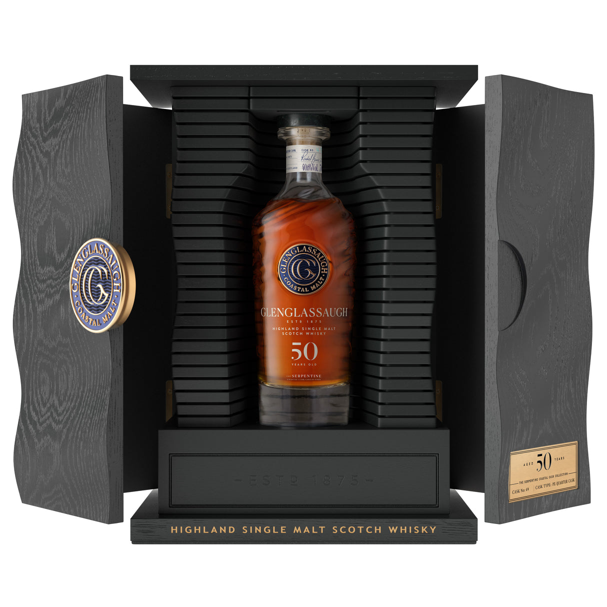 Glenglassaugh Distillery Serpentine Single Malt Scotch 50 Year Whiskey