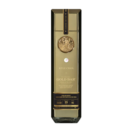 Gold Bar Blended American Whiskey Diamond Edition Cognac Barrel With Toasted Oak Finish 18 Year