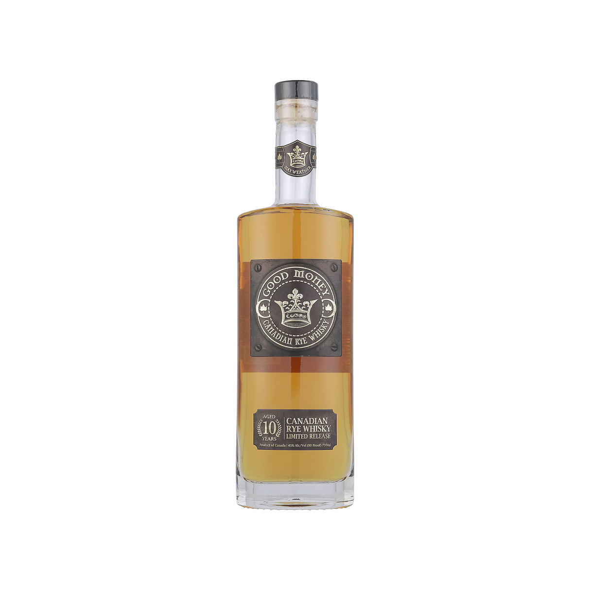 Good Money Canadian Rye Whiskey Limited Release 10 Year