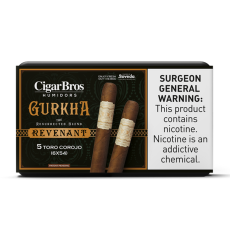 Gurkha Revenant Toro Corojo 6x54 - 5 Pack (Honduran - Medium-Bodied) by CigarBros-1