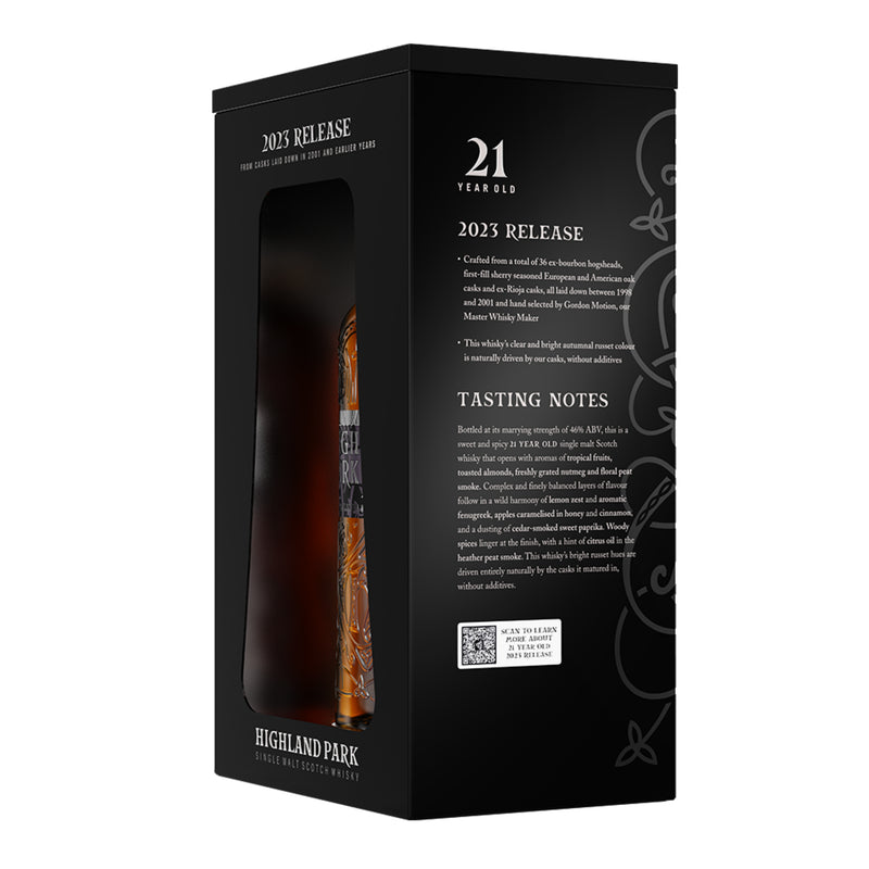 Highland Park 21 Year Old Single Malt Scotch Whiskey