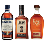 Heaven Hill 7 Year Bottled In Bond, Larceny Small Batch & Elijah Craig Small Batch Bundle