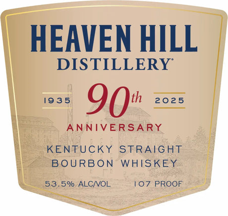 Heaven Hill 9 Year Kentucky Straight Bourbon Whiskey - 90th Anniversary
