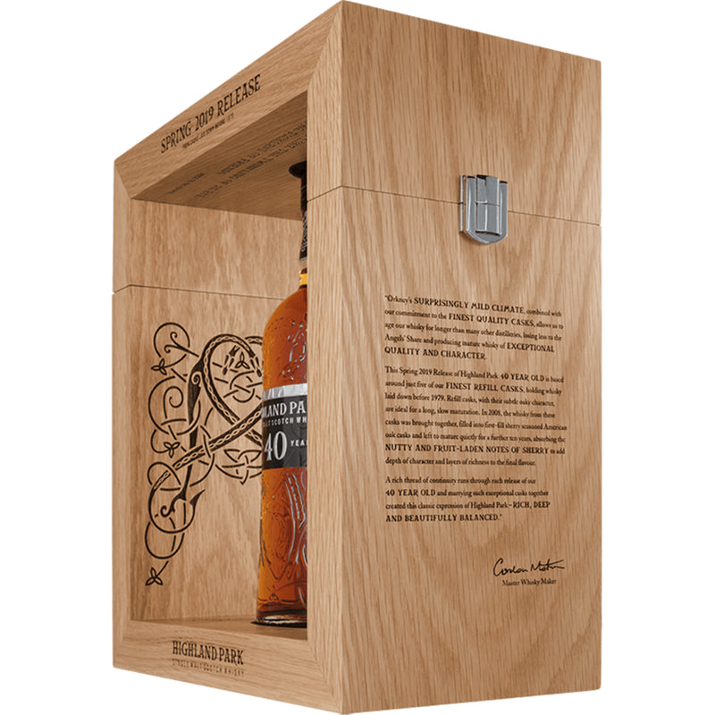 Highland Park 40 Year Single Malt Scotch | LG | Liquor Geeks