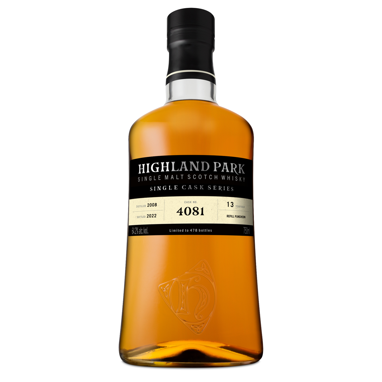 Highland Park 13 Year Old Single Malt Scotch Whiskey Single Cask Series – Cask No. 4081 – “Cask of the Earth”